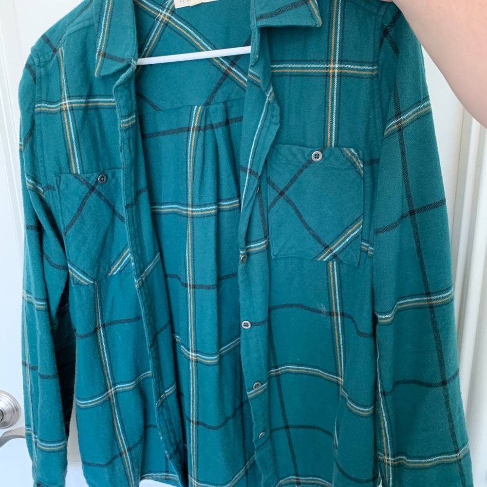 Green Plaid Flannel
